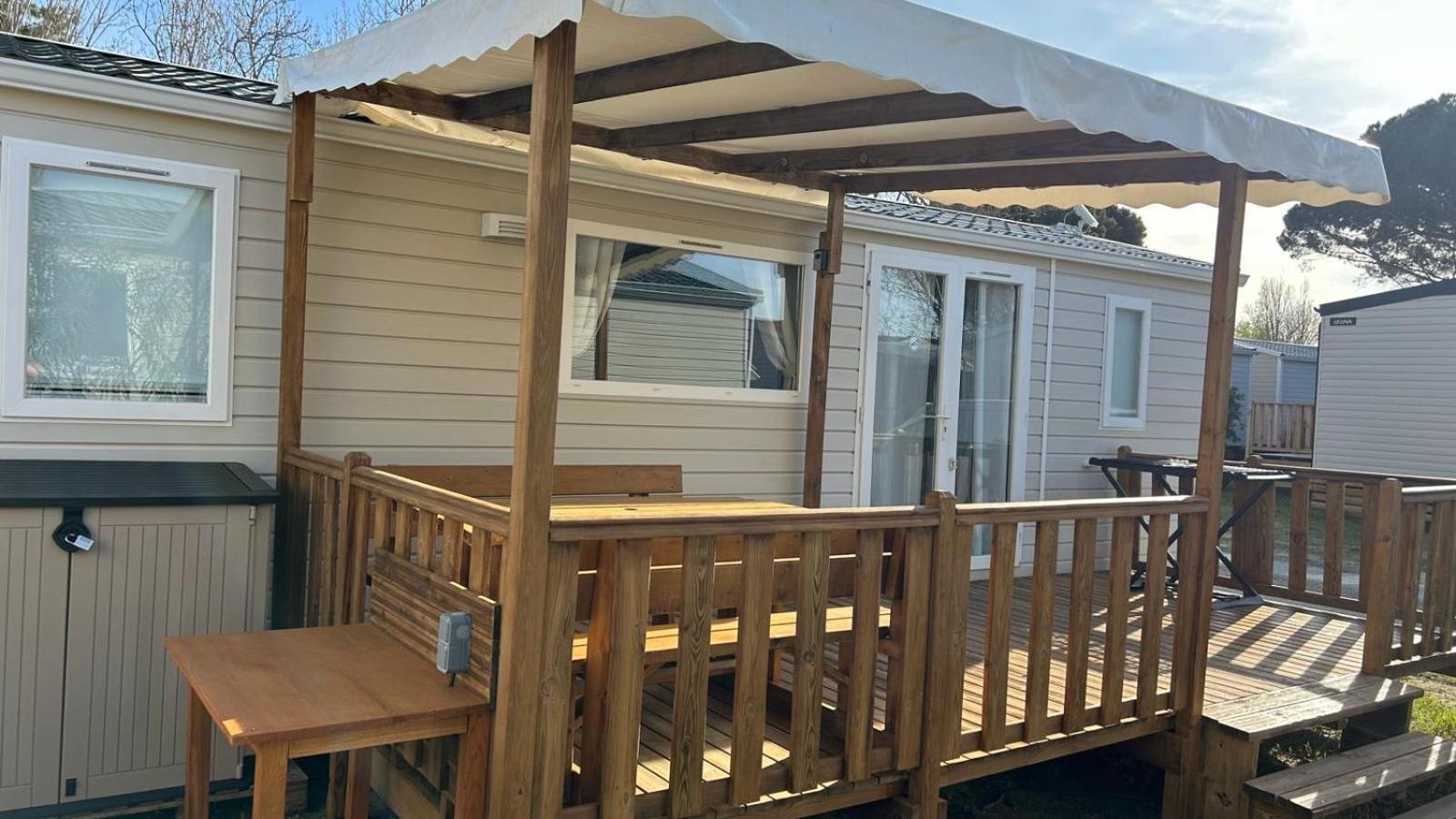 Mobil-Home - Narbonne-Plage - Clim, Tv Narbonne Plage Exterior foto